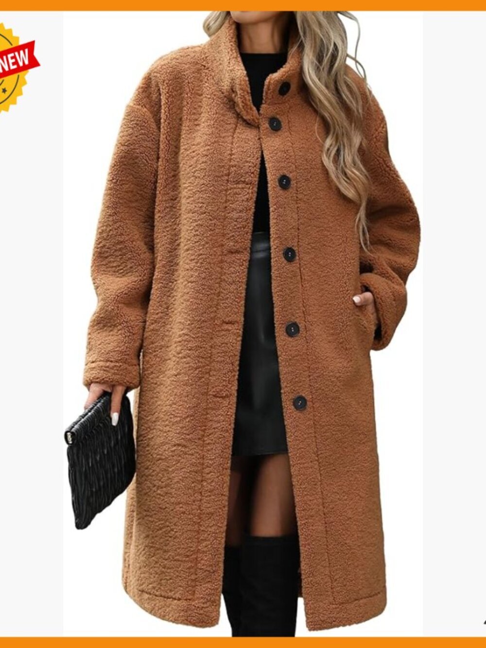 Faux Fur Fleece Coat Long Cardigan Open Front Jacket Winter Warm Overcoat
